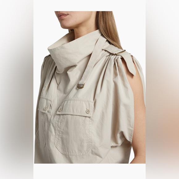 Isabel Marant Sleeveless Blouse in Cream - Picture 4 of 9